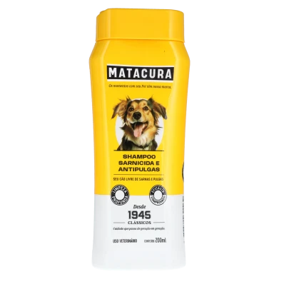Shampoo Matacura Sarnicida e Antipulgas 200ml