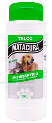 Talco Matacura Antisséptico e Removedor de Odores - Hipoalergênico 100g